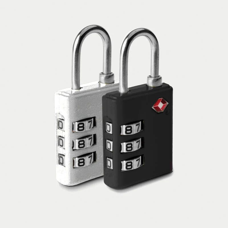 SET OF 2 TSA ACCEPTED COMBO LUGGAGE LOCKS (13693), Color: 051 CLASSIC COMBO