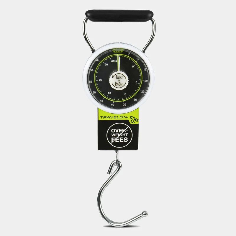 STOP &amp; LOCK LUGGAGE SCALE/TAPE MEASURE (19325), Color: 500 BLACK