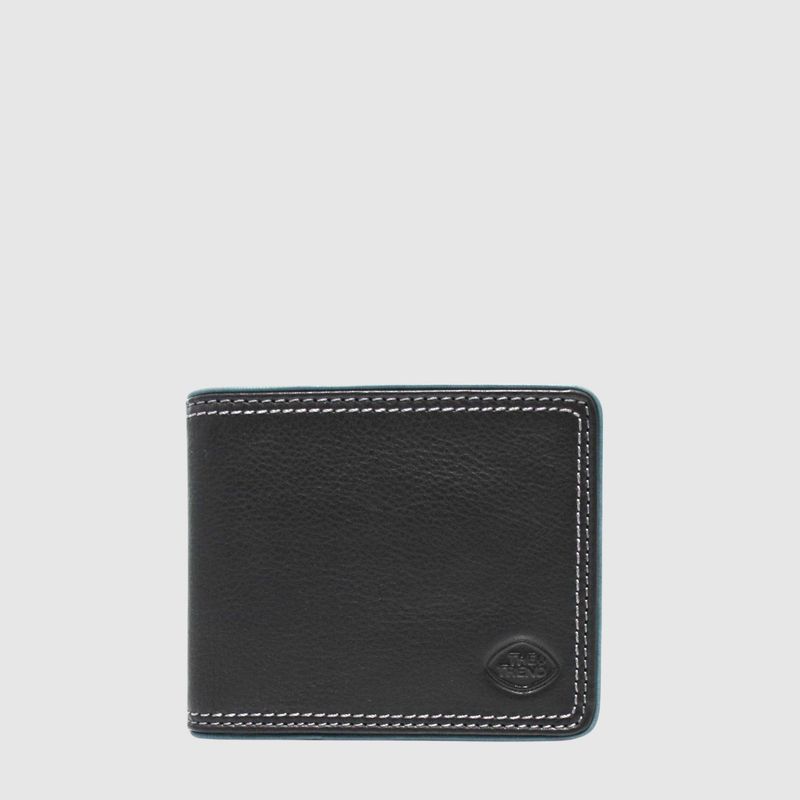 ITALIAN LEATHER BI-FOLD MULTI SLOT WALLET (587076)