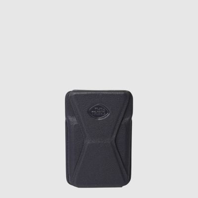 LEATHER MAGNET CARD HOLDER / PHONE STAND (587997)