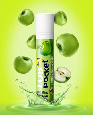LUBRICANTE 4 en 1 SABOR 🍏