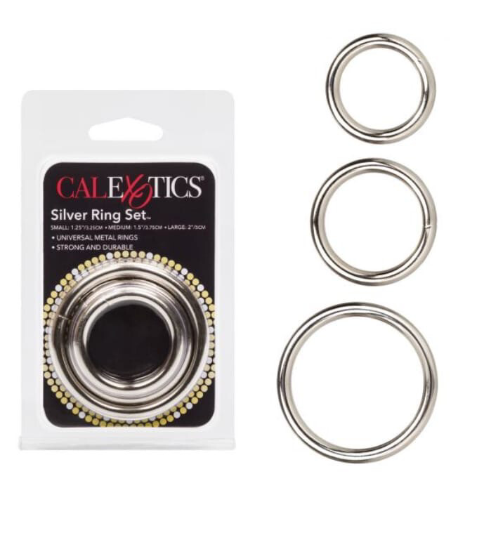 SET DE ANILLOS DE METAL