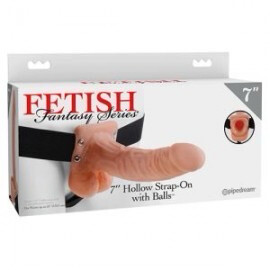HOLLOW STRAP-ON WITH BALLS