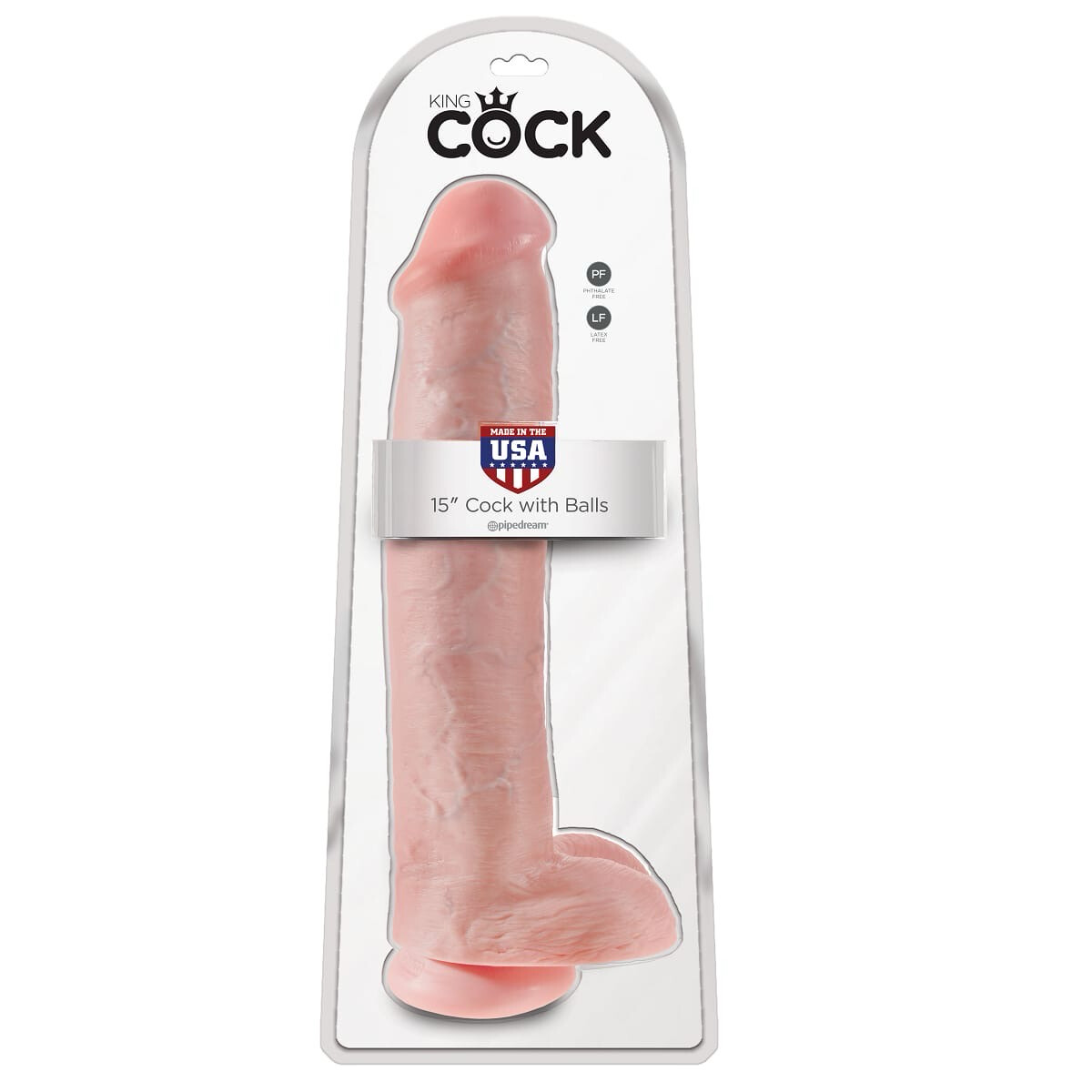 King Cock 15&quot; Cock with Balls