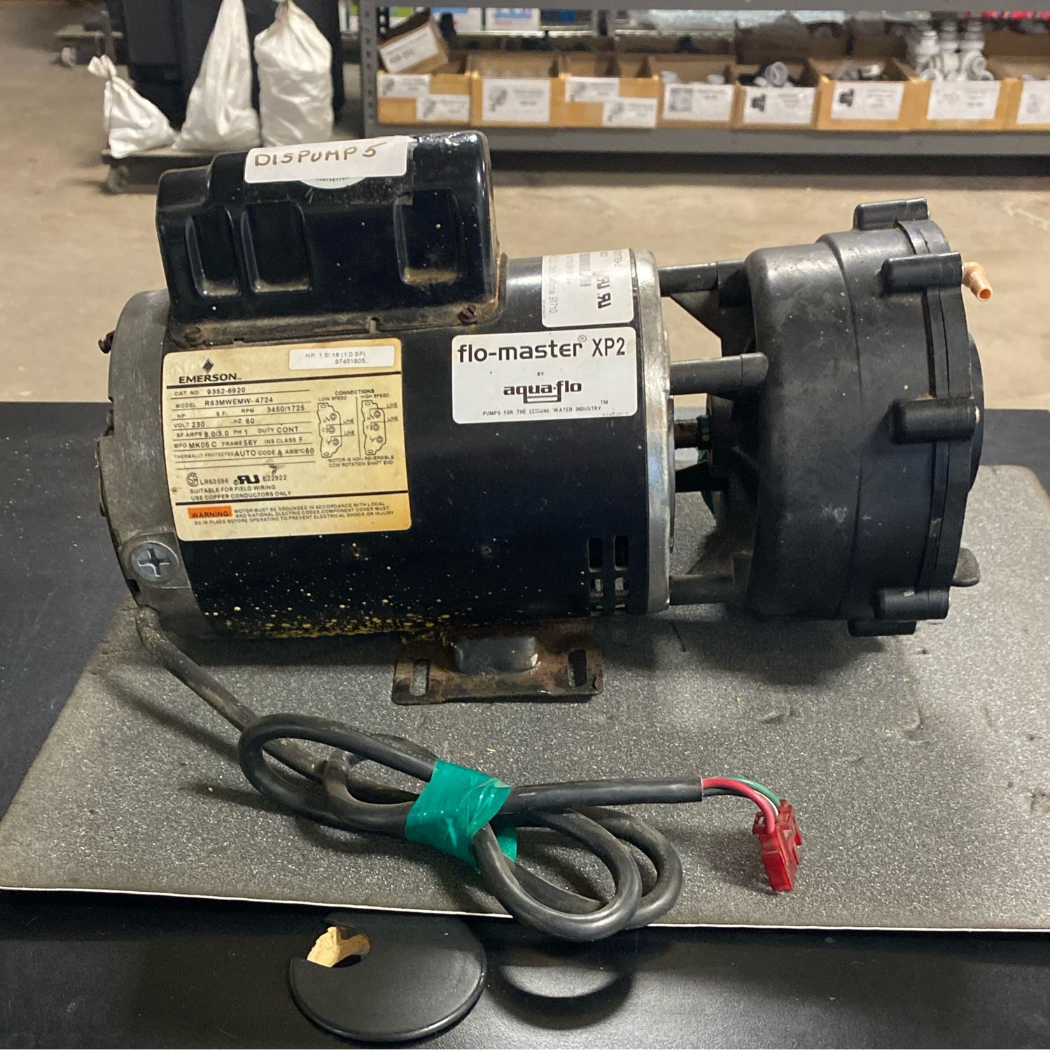 Refurbished Hot Tub Pump (1.5 HP) (DISPUMP5)