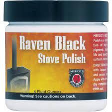 MEECO'S RED DEVIL BLACK STOVE POLISH (4oz)