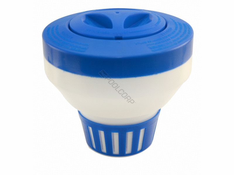 BLUE/WHITE DELUXE FLOATING CHEMICAL FEEDER (PSL-45-5005) DISPENSER