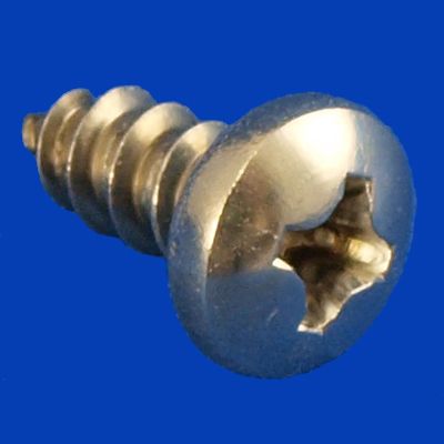 BULLFROG HRD, SCREW, 3/8" PHIL PAN SS SET OF 8 (25-1260)
