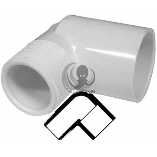Elbow (410-015) 1-1/2" S x 1-1/2" MPT
