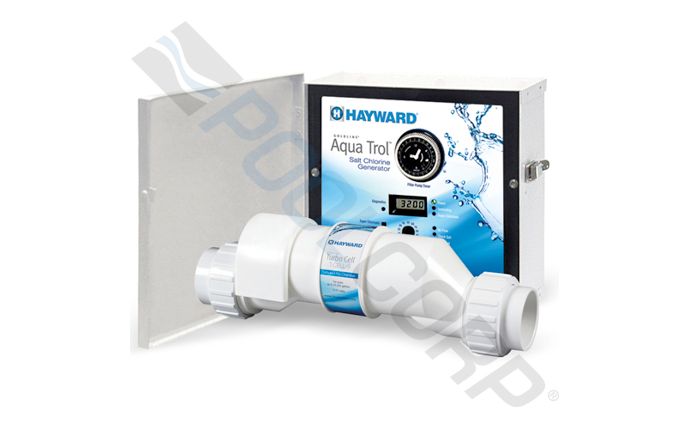 HAYWARD AquaTrol Above Ground Salt Chlorine Generator 18K gal with Return Jet Fittings (GLD-45-905) (AQTROLRJCUL)