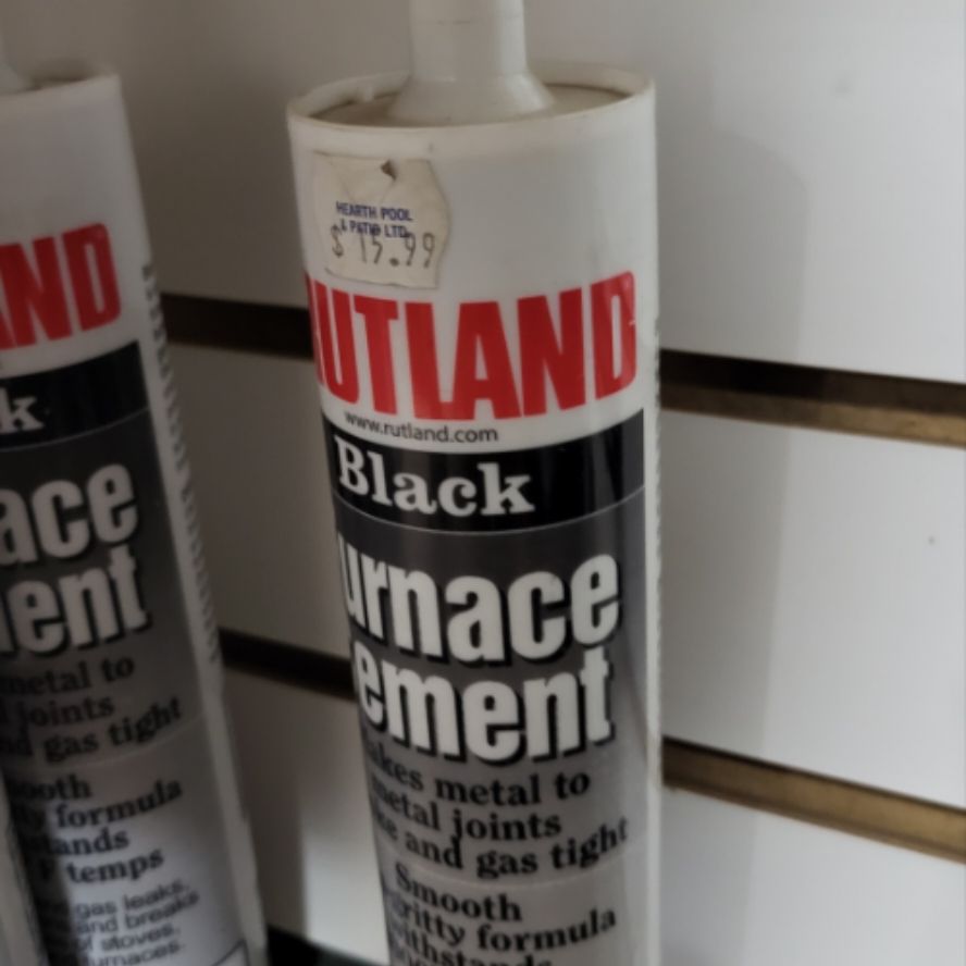RUTLAND FURNACE CEMENT BLACK 10.3oz/304ml