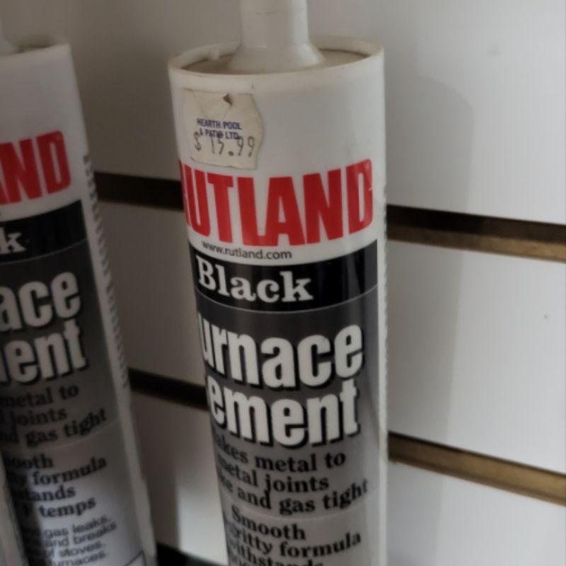 RUTLAND FURNACE CEMENT BLACK 10.3oz/304ml