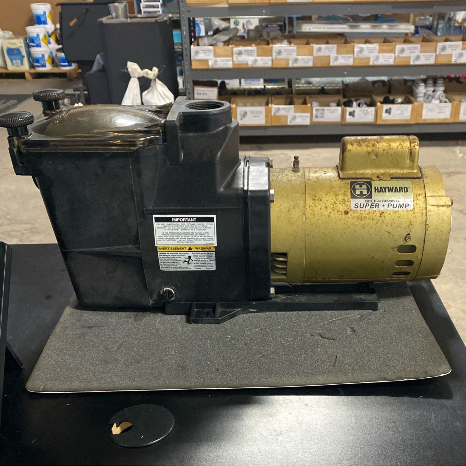 Refurbished Hayward Super/Self Priming Inground Pool Pump (1HP) (DISPUMP14)