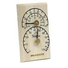 WOODEN THERMO/HYGROMETER (SA06)