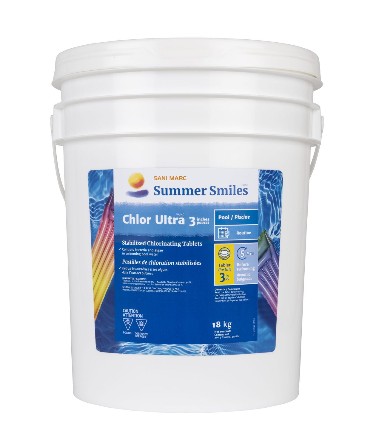SUMMER SMILES CHLOR ULTRA 3" PUCKS 18 KG ??