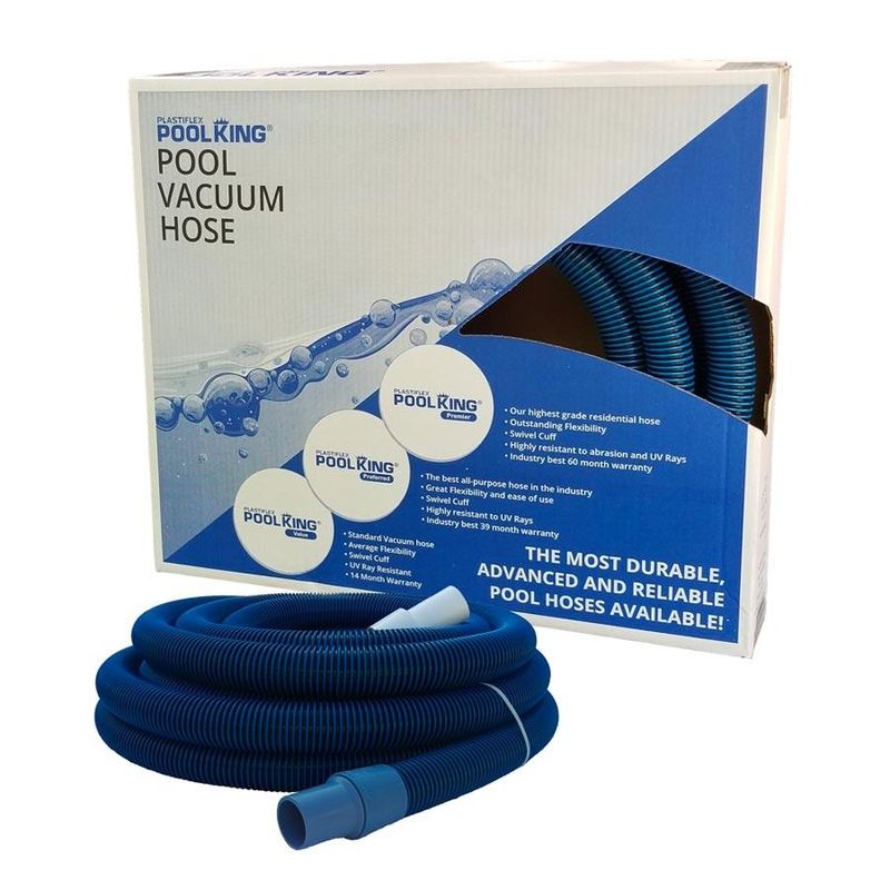 Pool King In Ground Vacuum Hose - 1 1/2" x 50' (ACC-BE548112050SI)