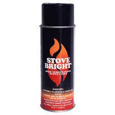 STOVE BRIGHT METALLIC BLACK SPRAY PAINT 12 OZ (6309)