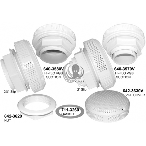 Suction Super Hi Flo 2" S (640-3570V)