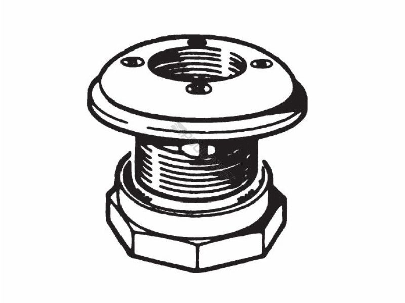 1.5"FPT WHITE VINYL INLET FITTING (HAY-25-1542) (SP1408)