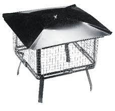 IMPERIAL UNIVERSAL ALUMINUM CHIMNEY CAP (STAINLESS STEEL) ADJUSTABLE 6" TO 12"