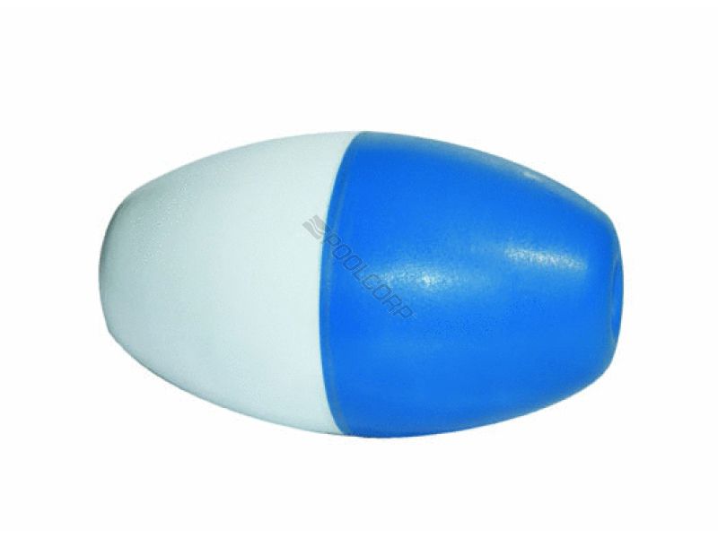 5"x9" BLUE/WHITE OVAL ROPE FLOAT (PSL-42-4500) (PS688B)