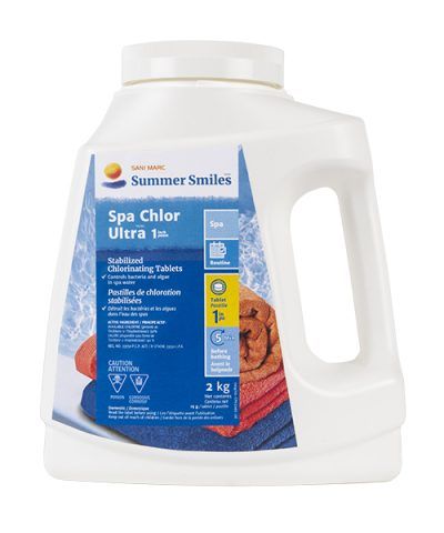 SUMMER SMILES SPA  CHLOR ULTRA 1 SUMMER SMILES SPA  CHLOR ULTRA 1" 2 KG ??