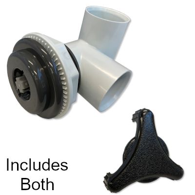 BULLFROG DIVERTER VALVE 1-1/2" CHARCOAL (10-2780)