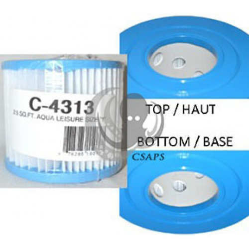 AQUA LEISURE Cartridge 4-1/4" x 3-3/4" SIZE D (C4313)