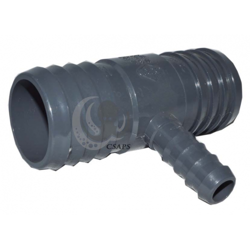 TEE (1401-209) 1.5" X 1.5" X 1/2" BARBED