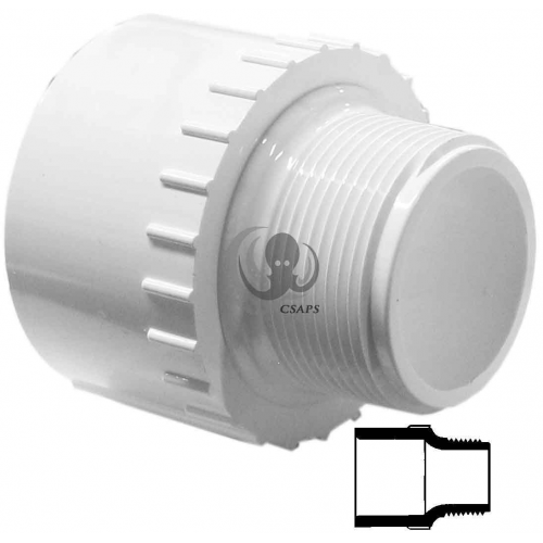 ADAPTER (436-213) 1-1/2" MPT x 2" S