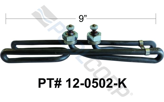 4KW CENTER POST FLO THRU HEATER ELEMENT  (HQP-851-8081) (12-0502-K)