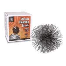 MEECO'S CHIMNEY CLEANING BRUSH 8" ROUND POLY BRUSH 3/8" NPT (33191)
