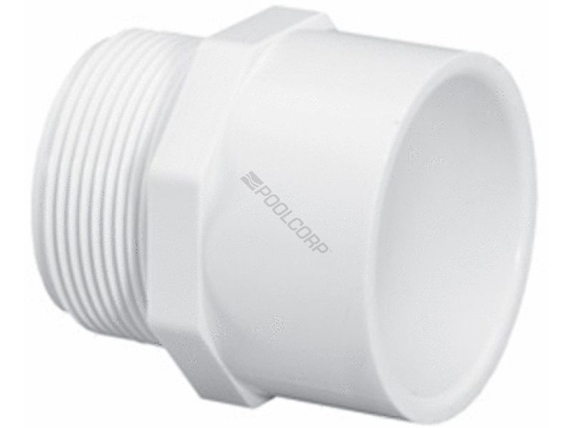 2.5"MPTxS SCH40 PVC MALE ADAPTER (LAS-56-4273) (436025)