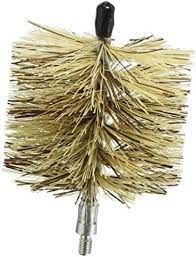 MEECO'S RED DEVIL PELLET STOVE FLUE CLEANING BRUSH (3" FIBER BRUSH)