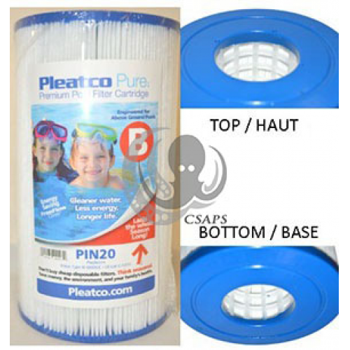 PLEATCO Cartridge 5-3/4" x 10-1/16" (PIN20)
