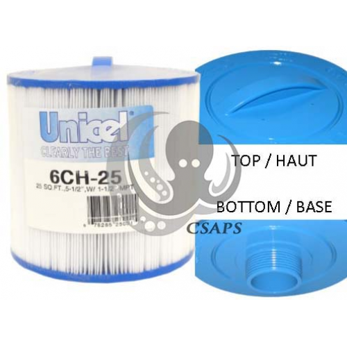 UNICEL Filter Cartridge 6" x 5-1/2"  (6CH-25)