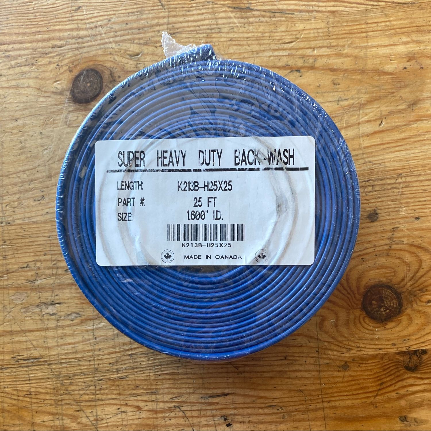 1.5" x 50' Dark Blue X-Heavy Duty Backwash Hose (KTE-40-9011)