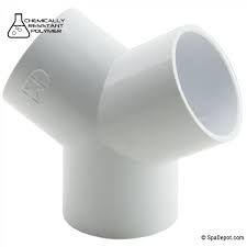 Wye 120 Deg (413-5080) 2" S x 2" S x 2" S