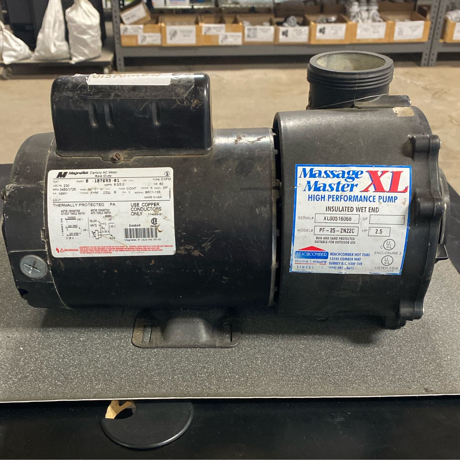 Refurbished Hot Tub Pump (2.5 HP) (DISPUMP4)