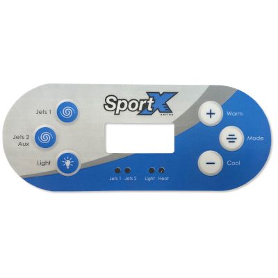 Bullfrog Control Pad Overlay SPORTX 1+2 P (65-1850)