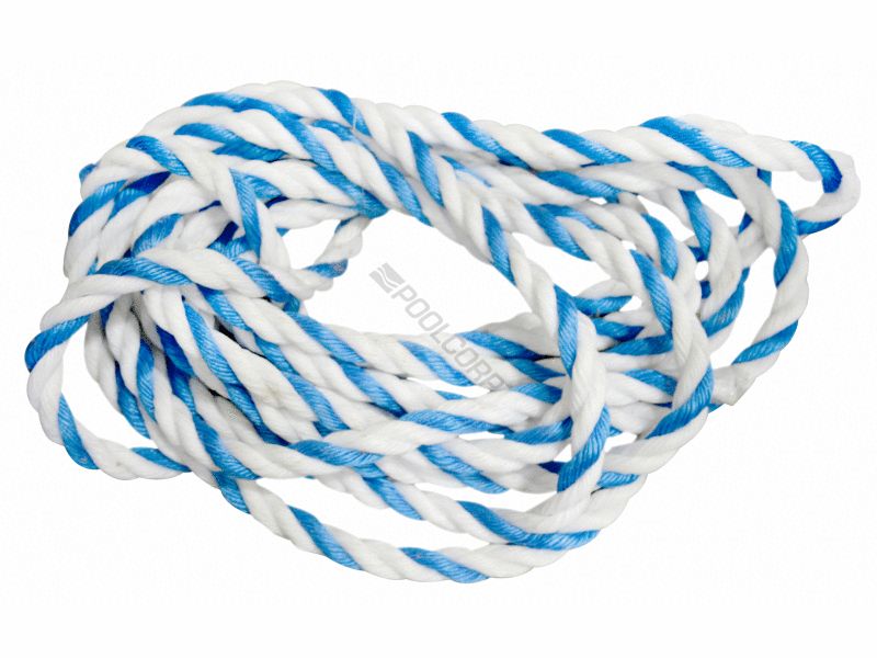 20' - .75" BLUE/WHITE FLOATING POOL ROPE (SPG-42-2000)