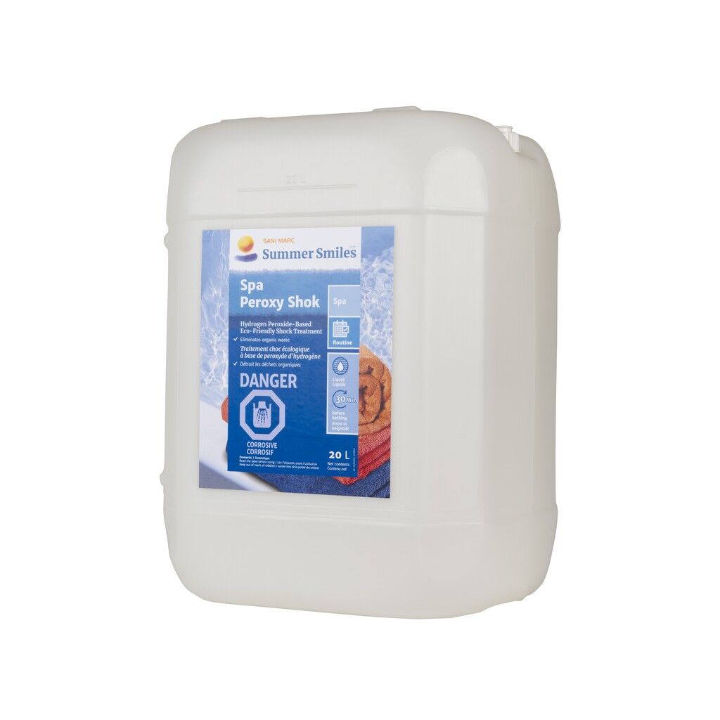 SUMMER SMILES SPA PEROXY SHOK - 20 litres ?? SUMMER SMILES SPA PEROXY SHOK - 20 litres ??