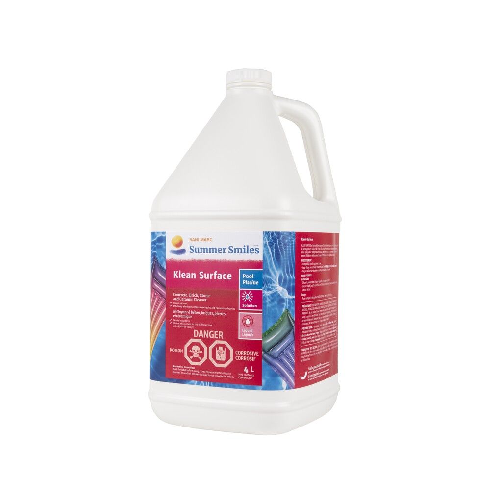 SUMMER SMILES KLEAN SURFACE (Muriatic Acid) 4L SUMMER SMILES KLEAN SURFACE (Muriatic Acid) 4L