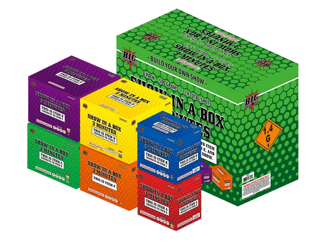 SHOW IN A BOX 3 MINUTES