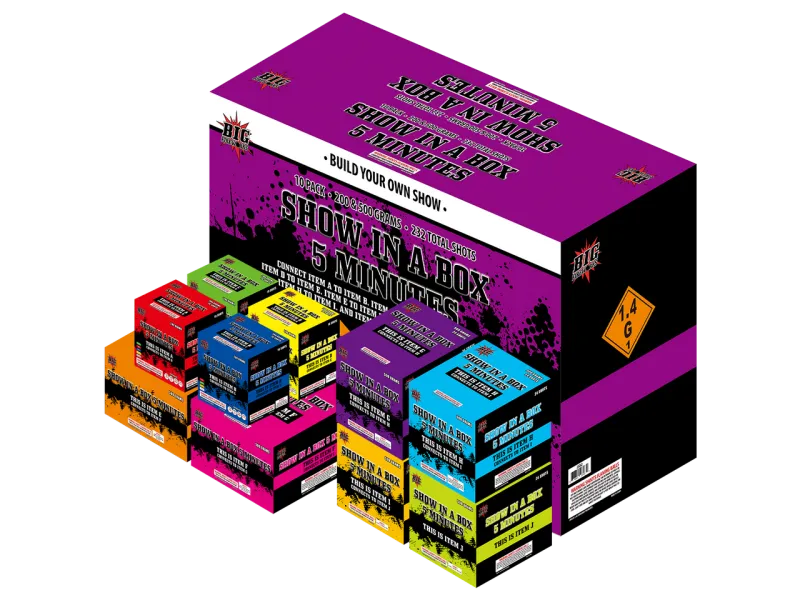 SHOW IN A BOX 5 MINUTES