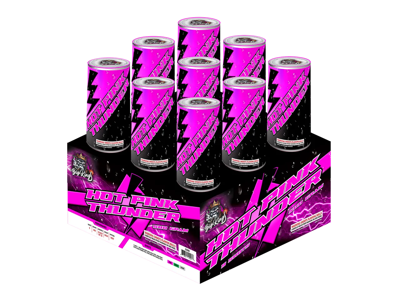 3&quot; HOT PINK THUNDER