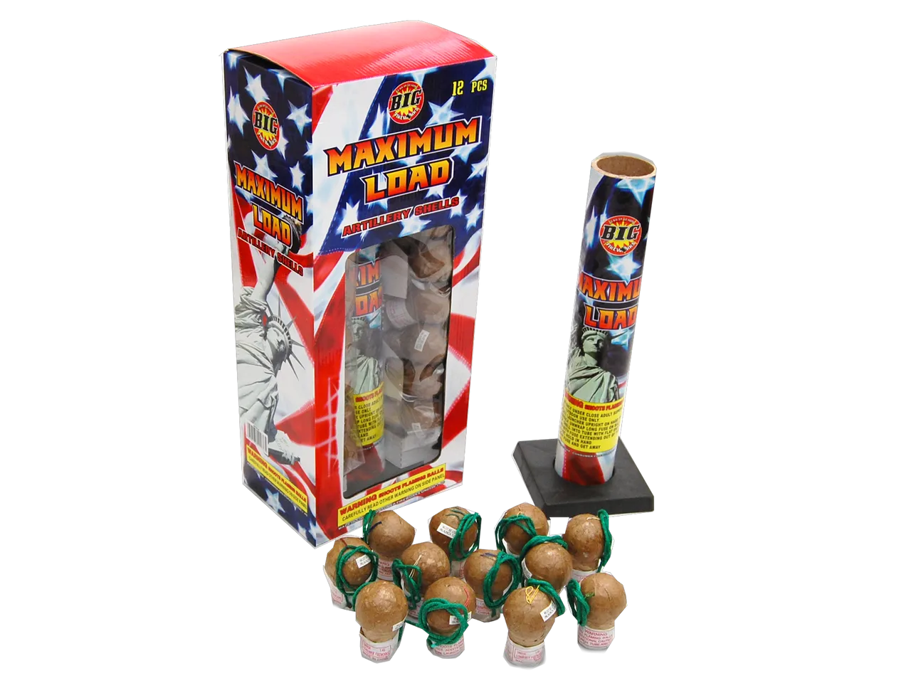 MAXIMUM LOAD 12 PACK ARTILLERY SHELL