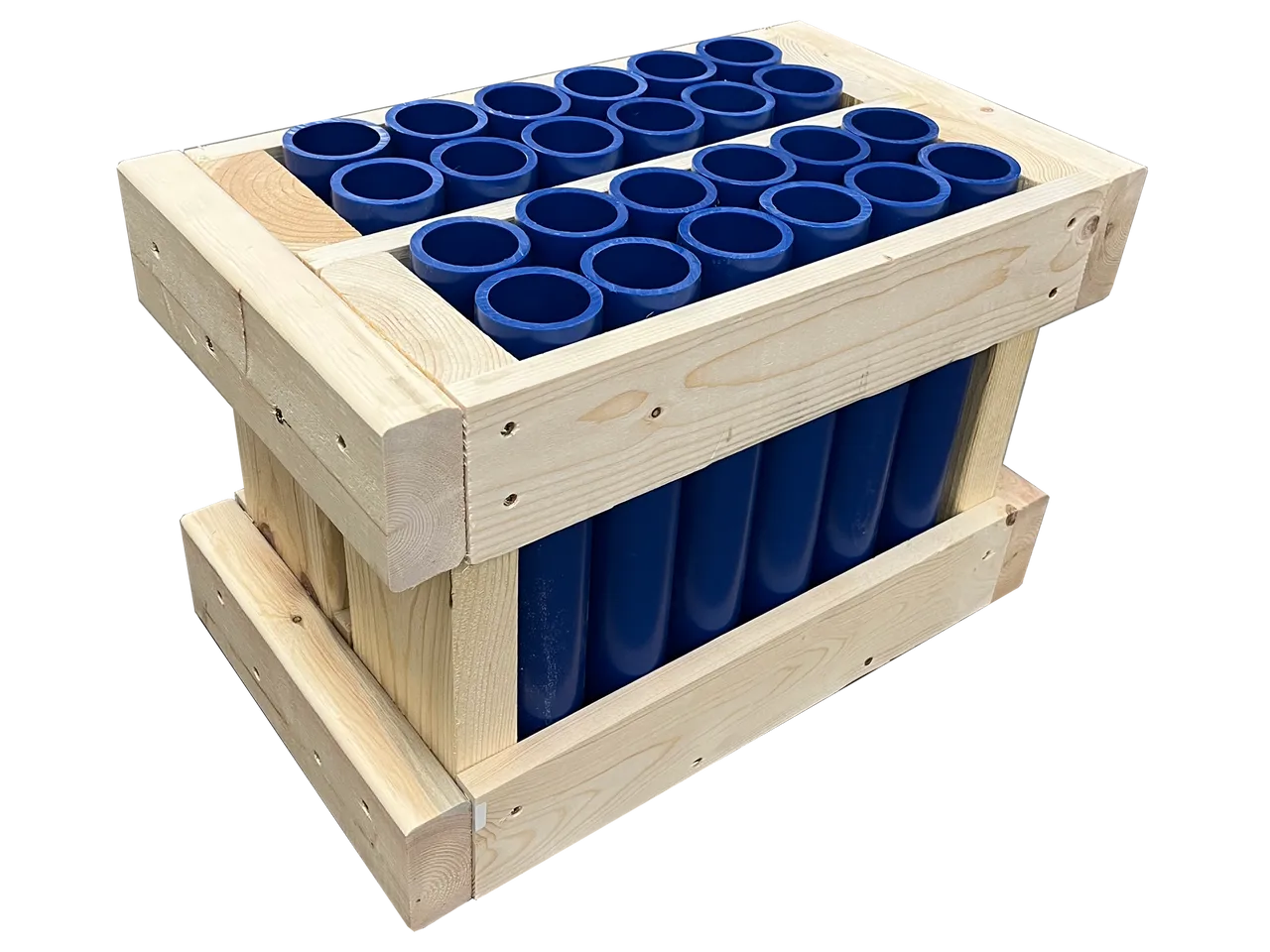 24 SHOT DOUBLE ROW w HDPE TUBES