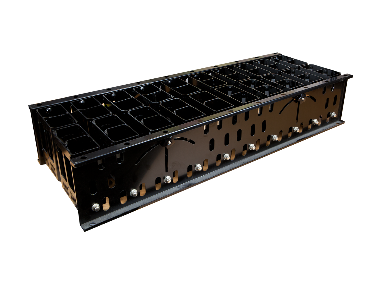 40 POSITION ALUMINUM ADJUSTABLE RACK - NO TUBES