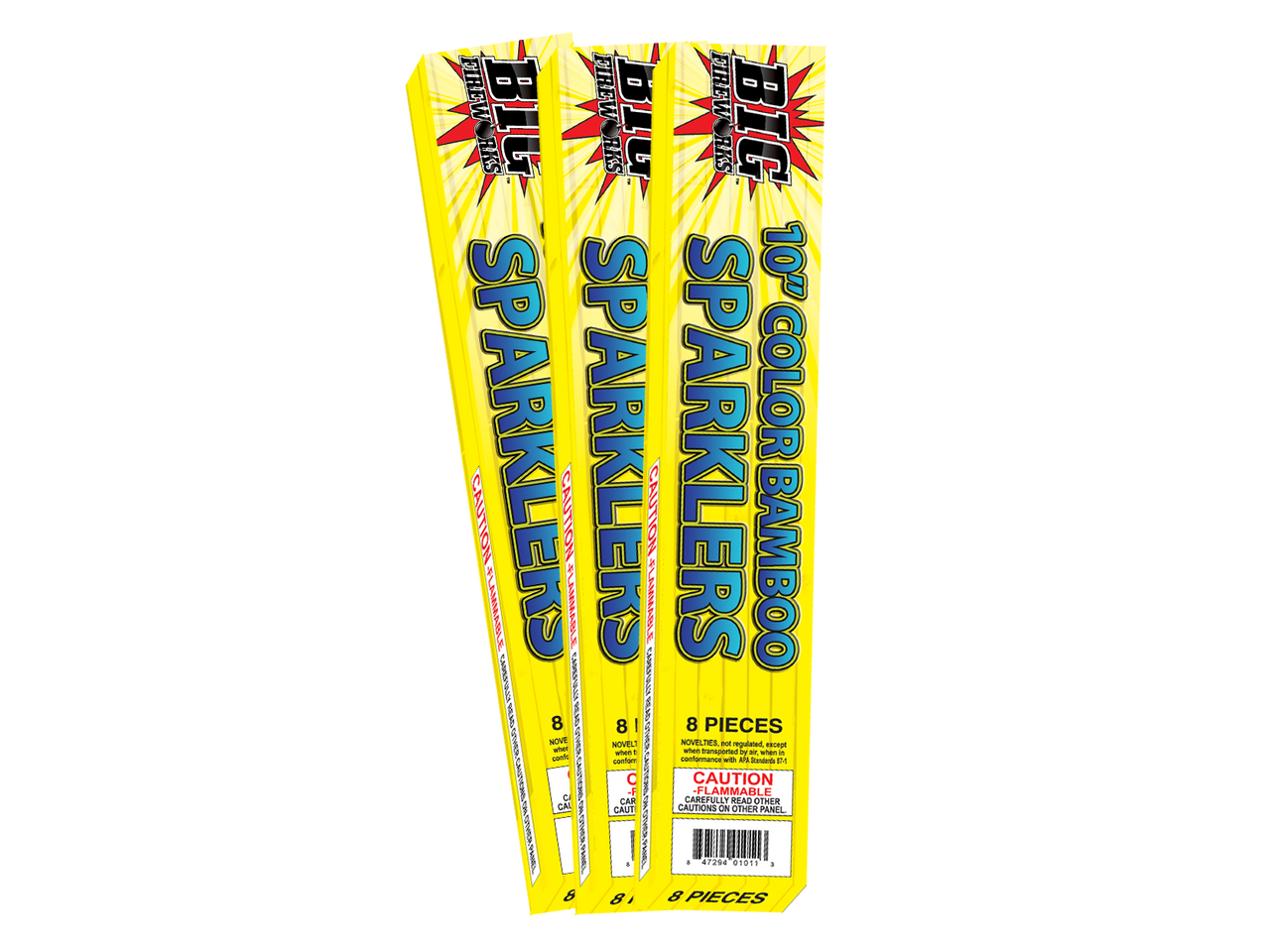 10&quot; BAMBOO COLORED SPARKLERS